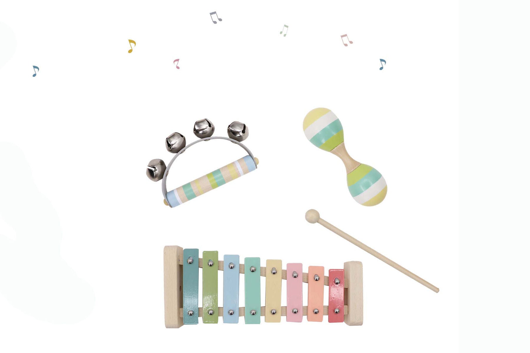 Wooden Music 3pc Set