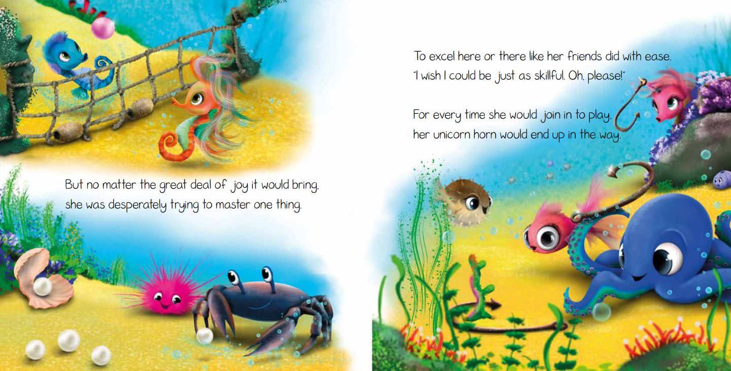 Nori: The Seahorse with a Unicorn Horn