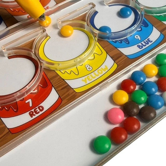 Colour and Number Maze Magnetic Pad