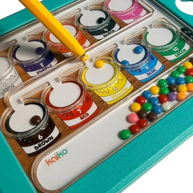 Colour and Number Maze Magnetic Pad