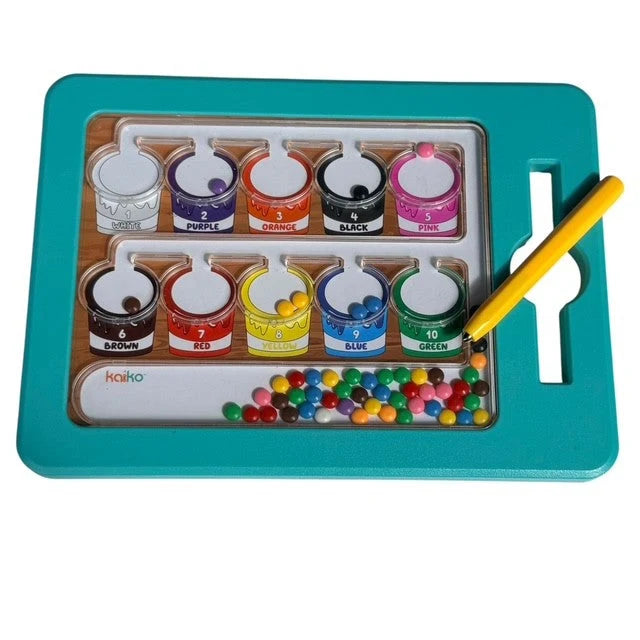 Colour and Number Maze Magnetic Pad