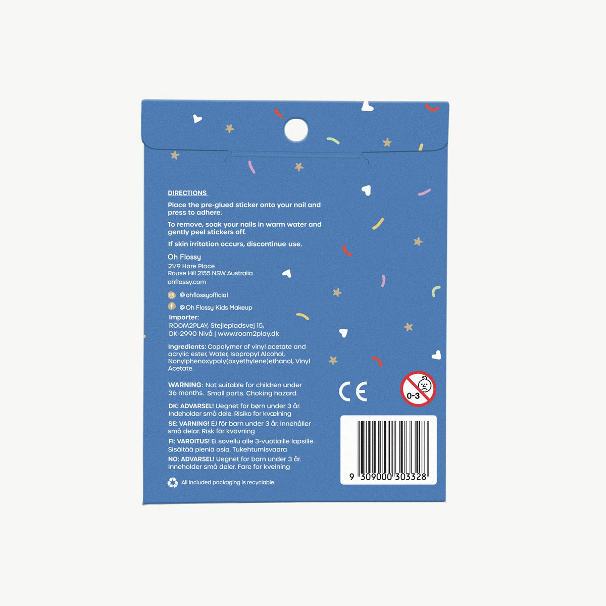 Nail Stickers - Superhero - Toot Toot Toys
