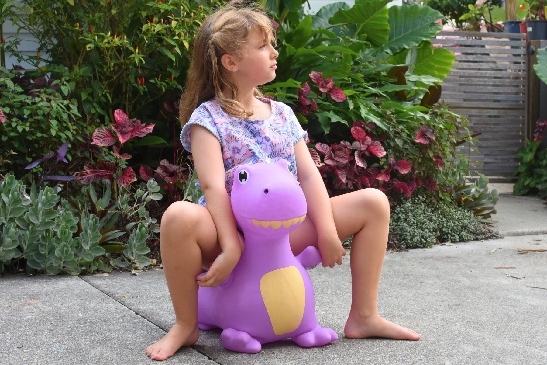 Bouncy Rider -  Periwinkle the T-Rex