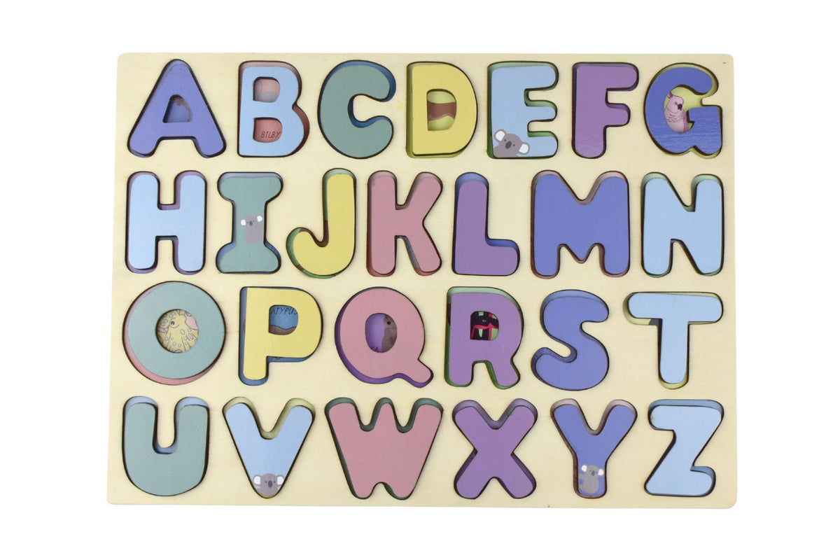 Wooden Chunky Alphabet Puzzle
