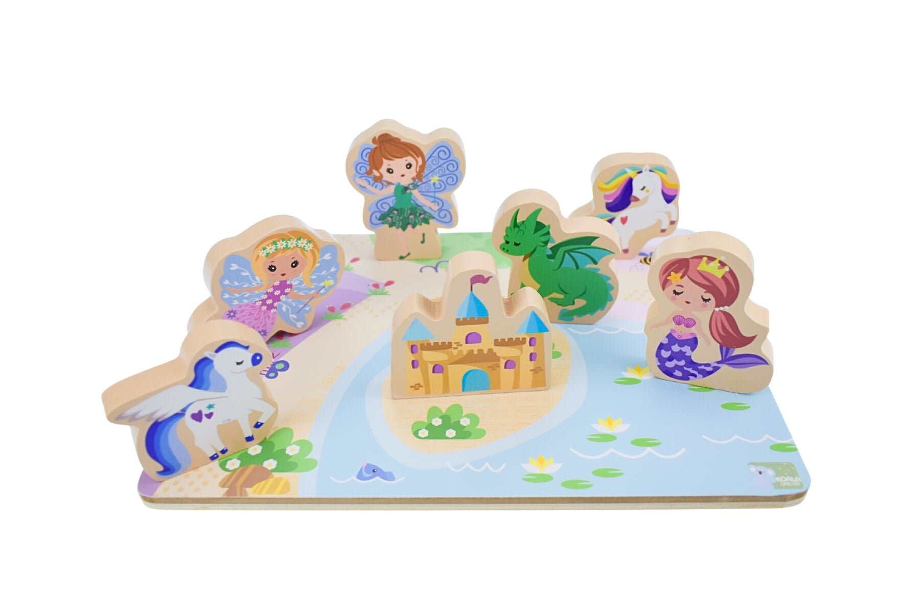 Wooden Chunky Puzzle - Fantasy Fairytale