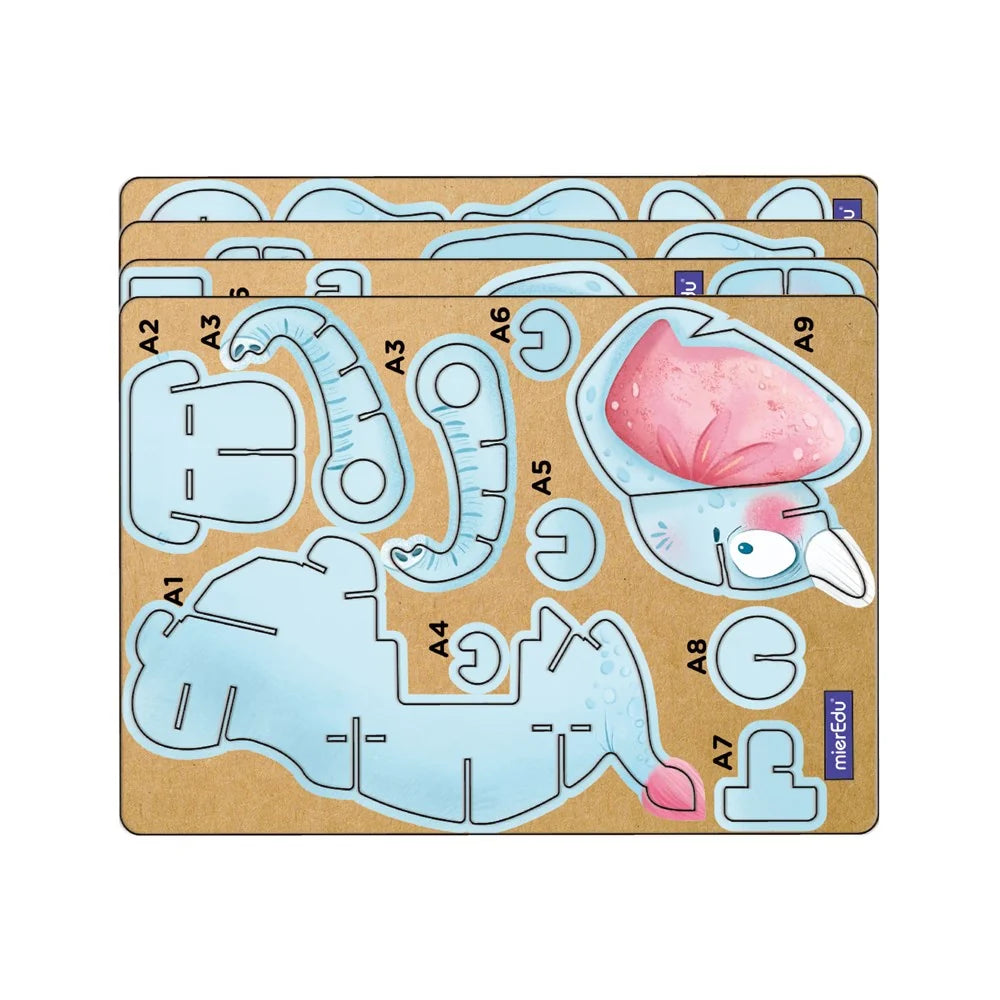Build n Sound 3D Puzzle - African Elephant