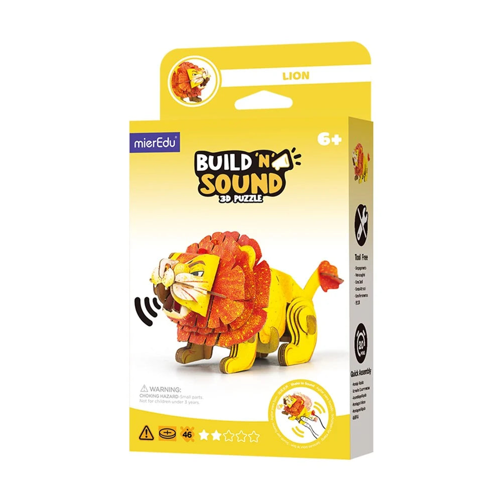 Build n Sound 3D Puzzle - Lion