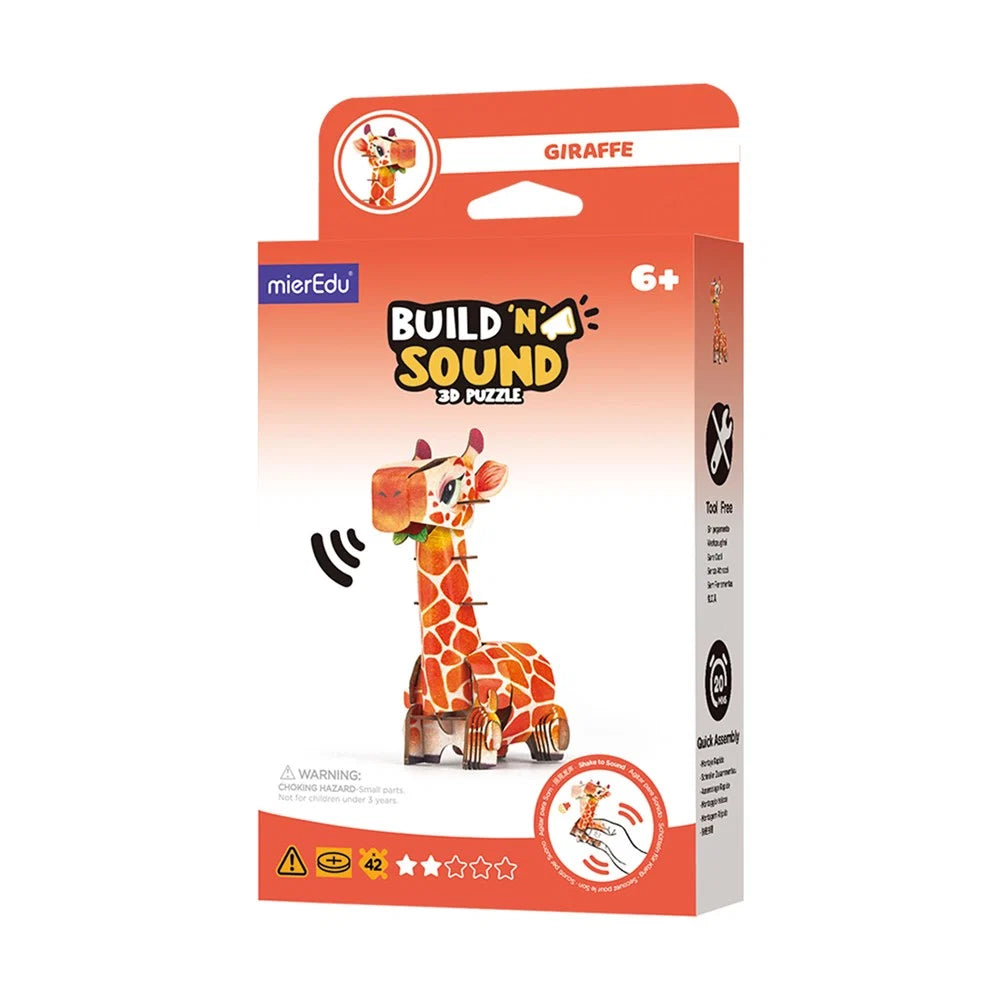 Build n Sound 3D Puzzle - Giraffe