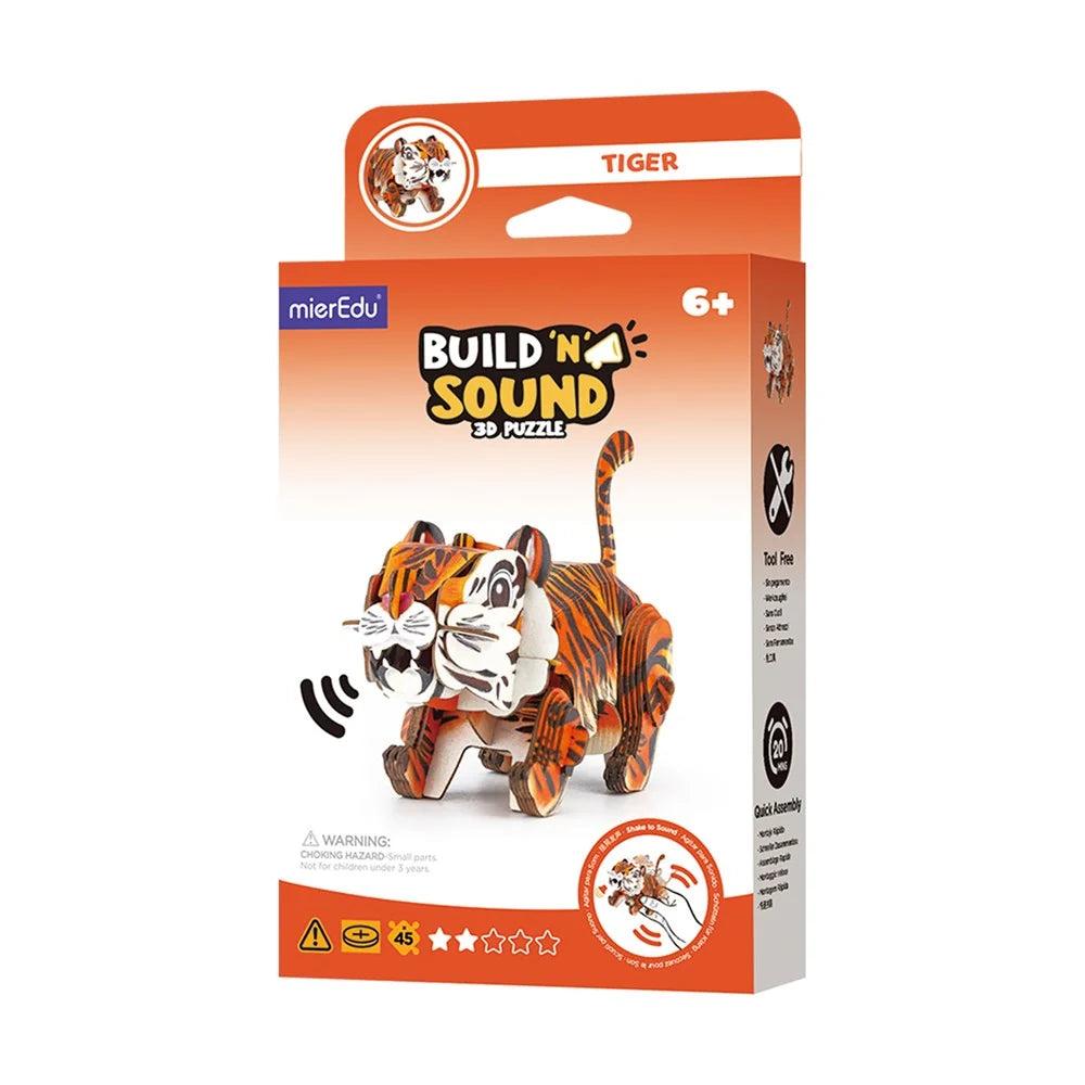 Build n Sound 3D Puzzle - Tiger