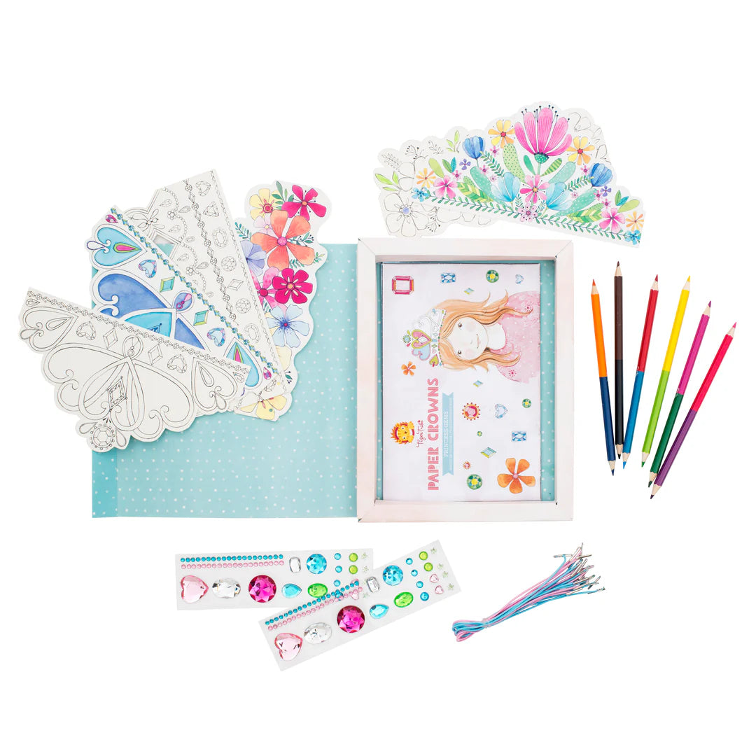 Tiger Tribe - Paper Crowns - Princess Gems - Toot Toot Toys