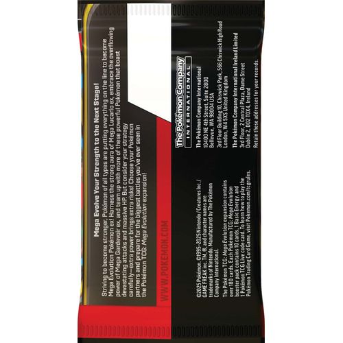 Pokémon TCG: Mega Evolution - Enhanced Booster Pack (*Max 5 packs per customer)