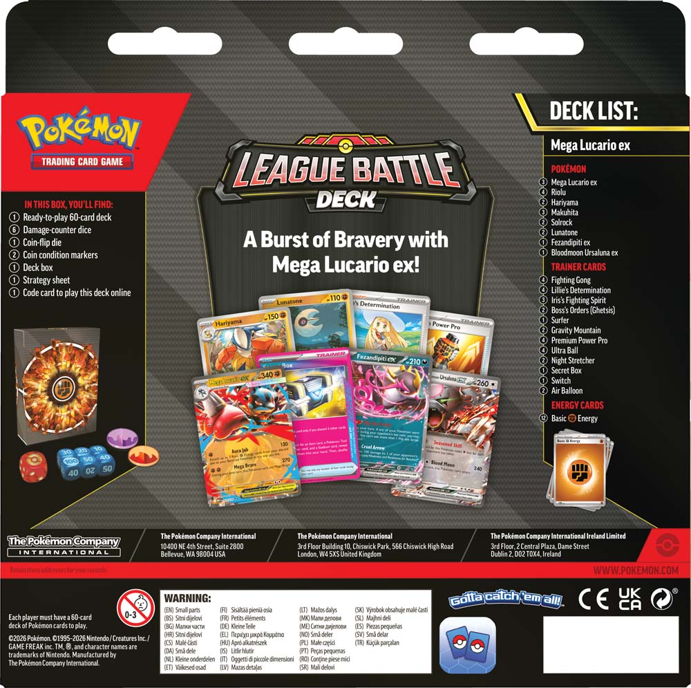 Pokémon TCG - Mega Lucario ex League Battle Deck