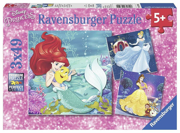 Ravensburger - Disney Princesses Adventure 3x49pc