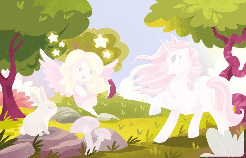 Reusable Paint Brush Book - Unicorns