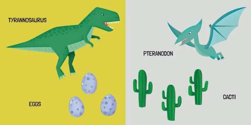 3D Puzzle & Book Set - Learn the Words with Dinosaurs