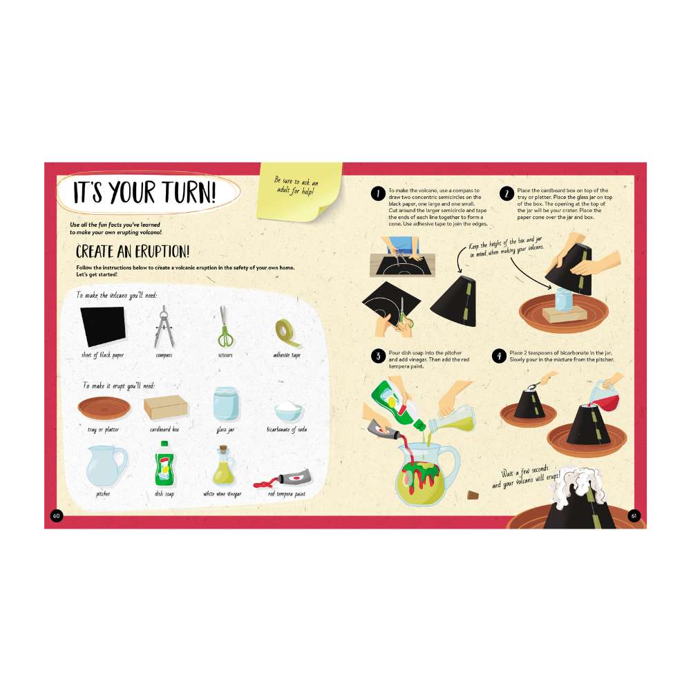 What, How, Why - Volcanoes Book and Poster