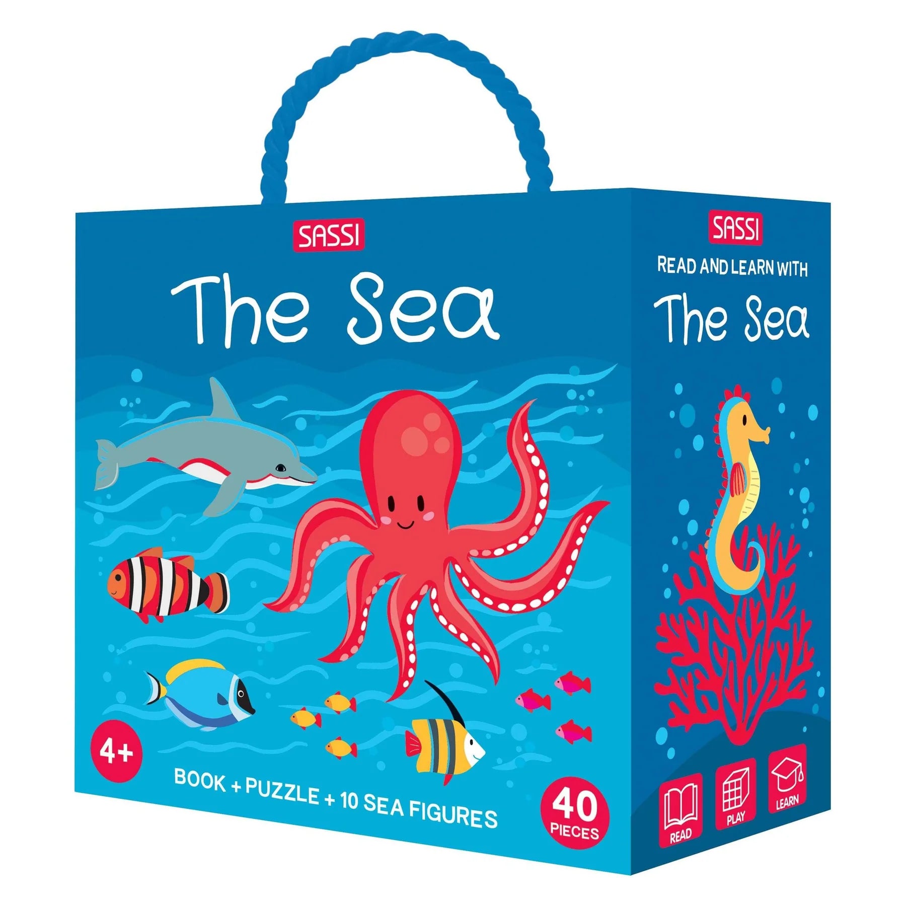 3D Puzzle & Book Set - The Sea
