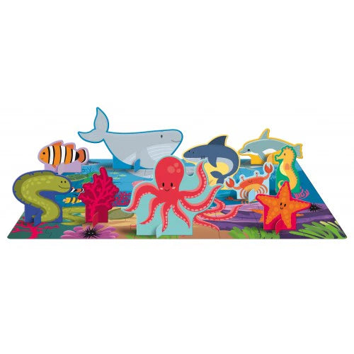 3D Puzzle & Book Set - The Sea