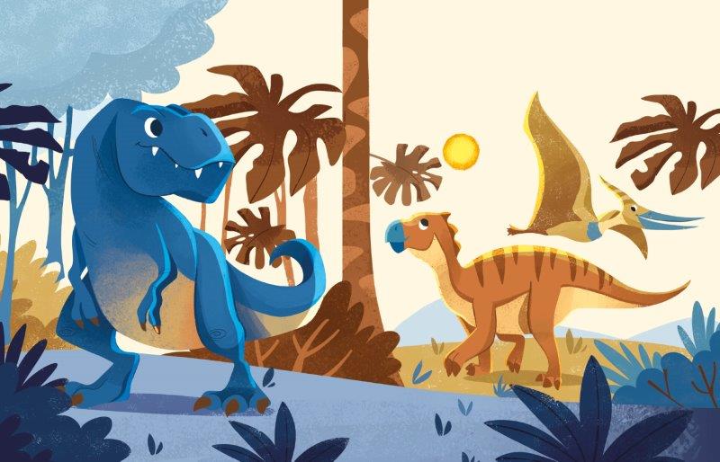 Reusable Paint Brush Book - Dinosaurs