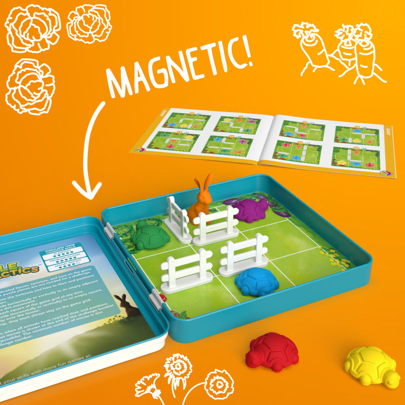 Smart Games - Magnetic Travel Puzzle Game - Turtle Tactics
