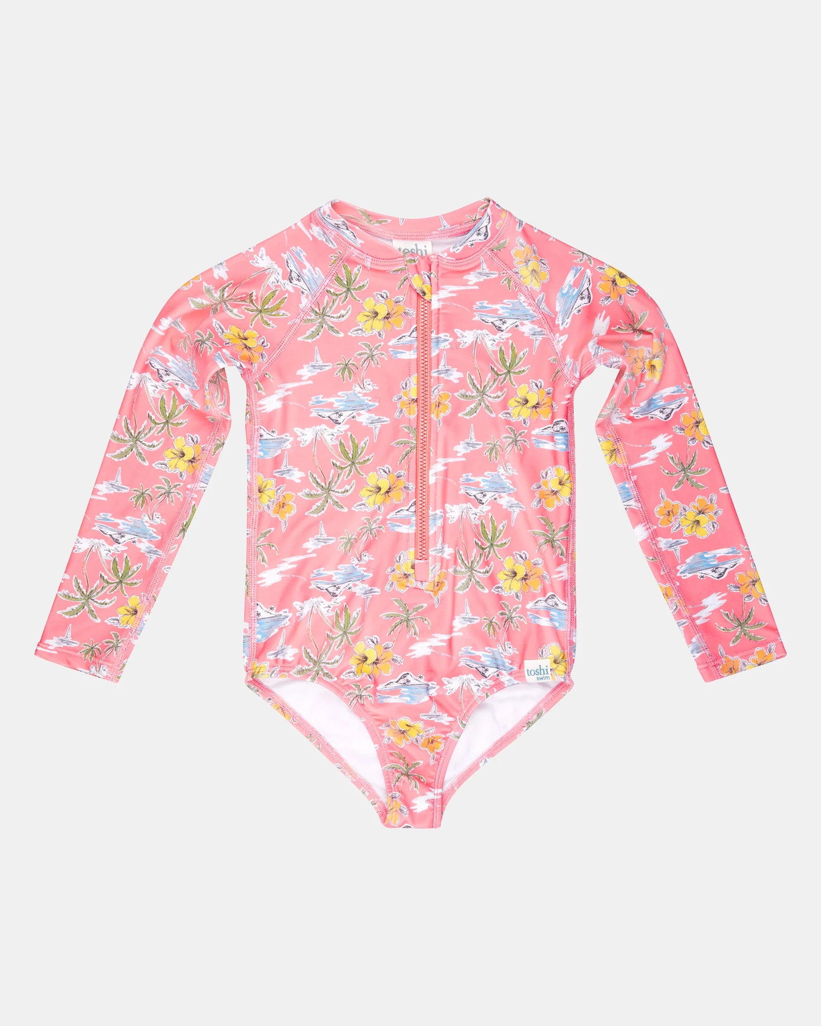 Kids Swim Bodysuit - Island Dreaming