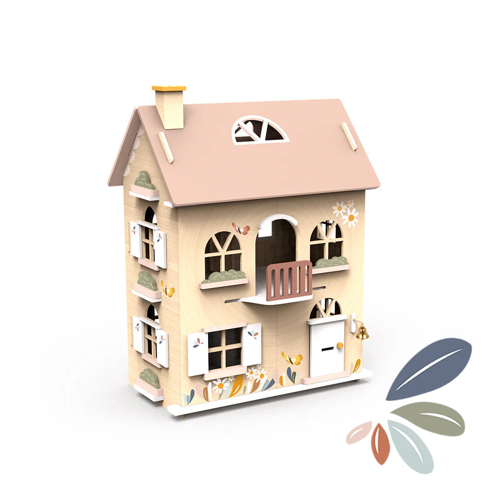 My Flowers Cottage Dolls House with Starter set
