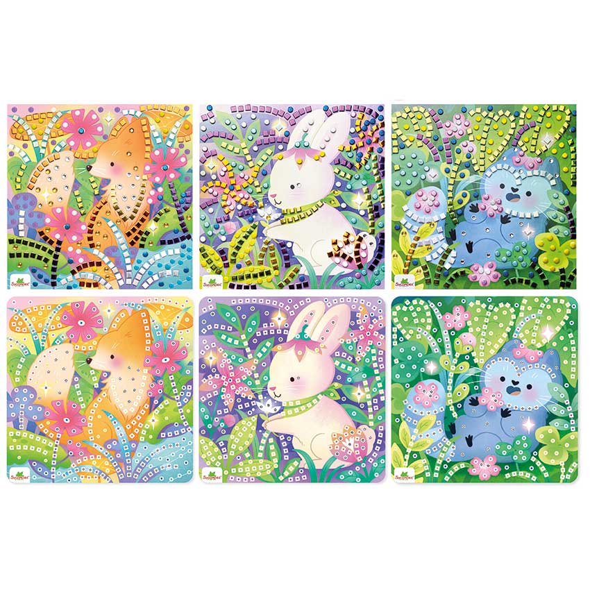 Stick & Fun - Mosaic Forest Animals