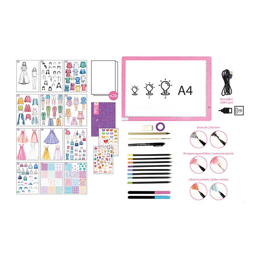 Artissimo Fashion Workshop and LED Light Pad