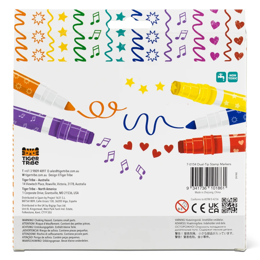 Dual Tip Stamp Markers - Toot Toot Toys
