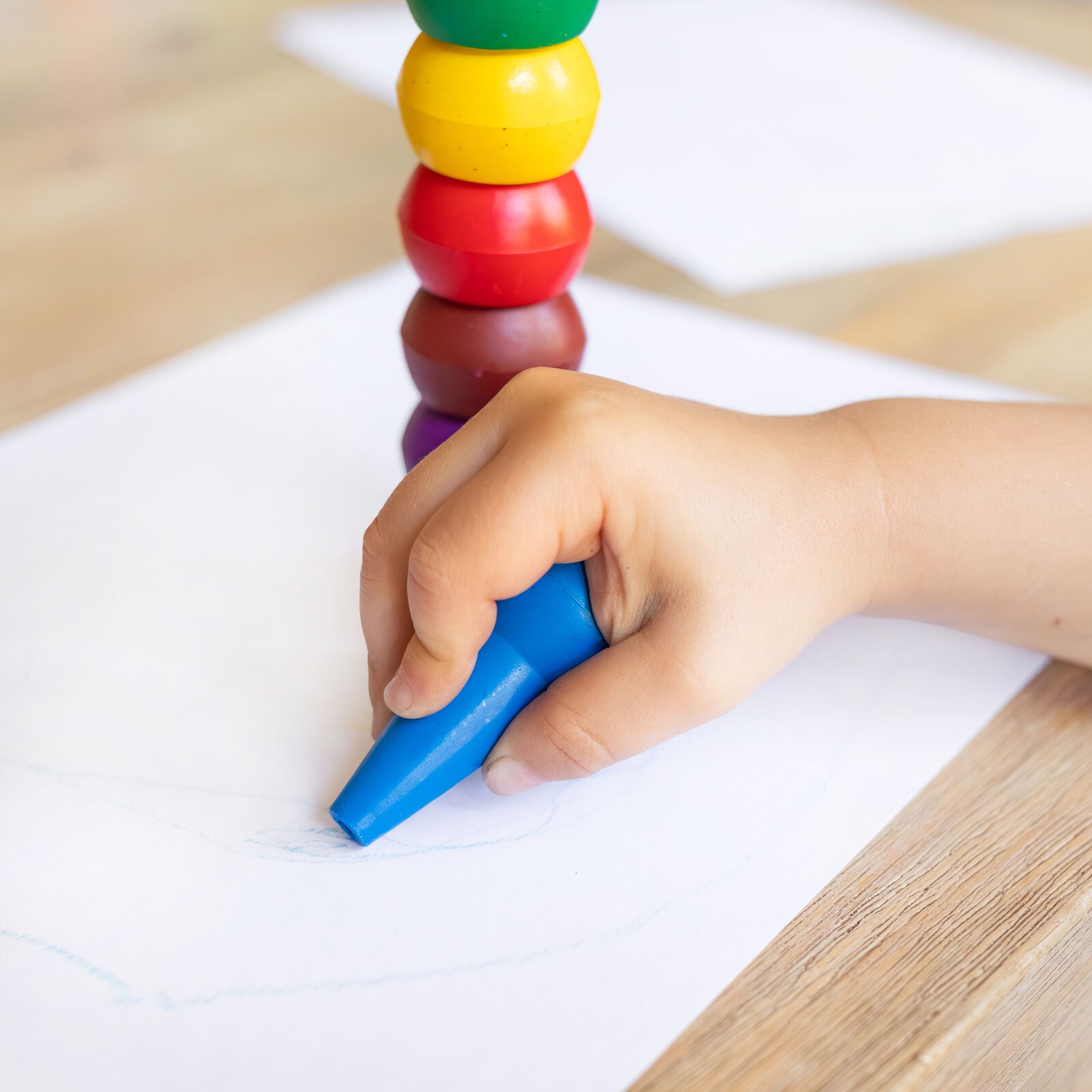 Stackable Crayons - Retro Rainbow