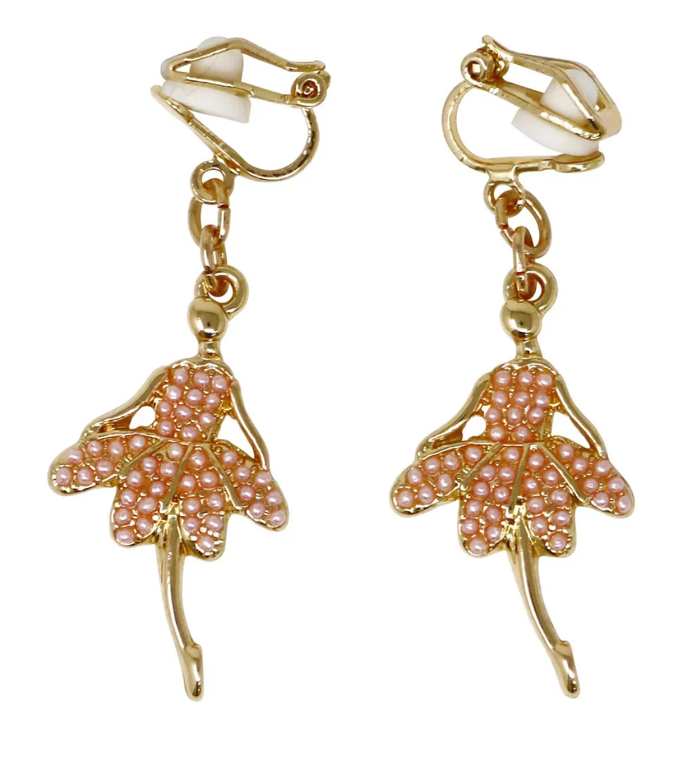 Ballerina Clip-on Earrings