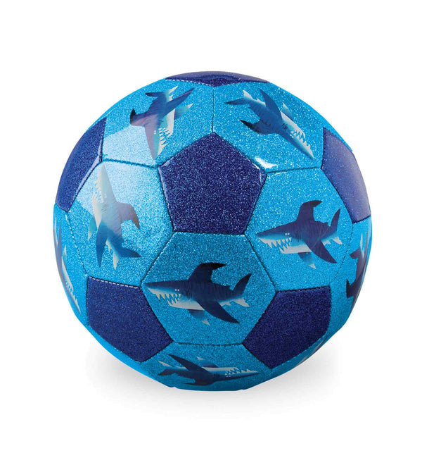 Crocodile Creek - Glitter Soccer Ball - Shark City (Size 3)