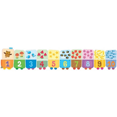Sassi  - My First Numbers Train STEAM Puzzle & Book Set
