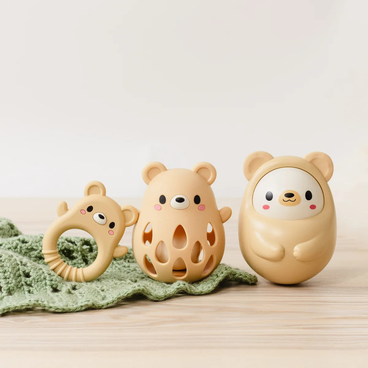 Silicone Rattle - Bear