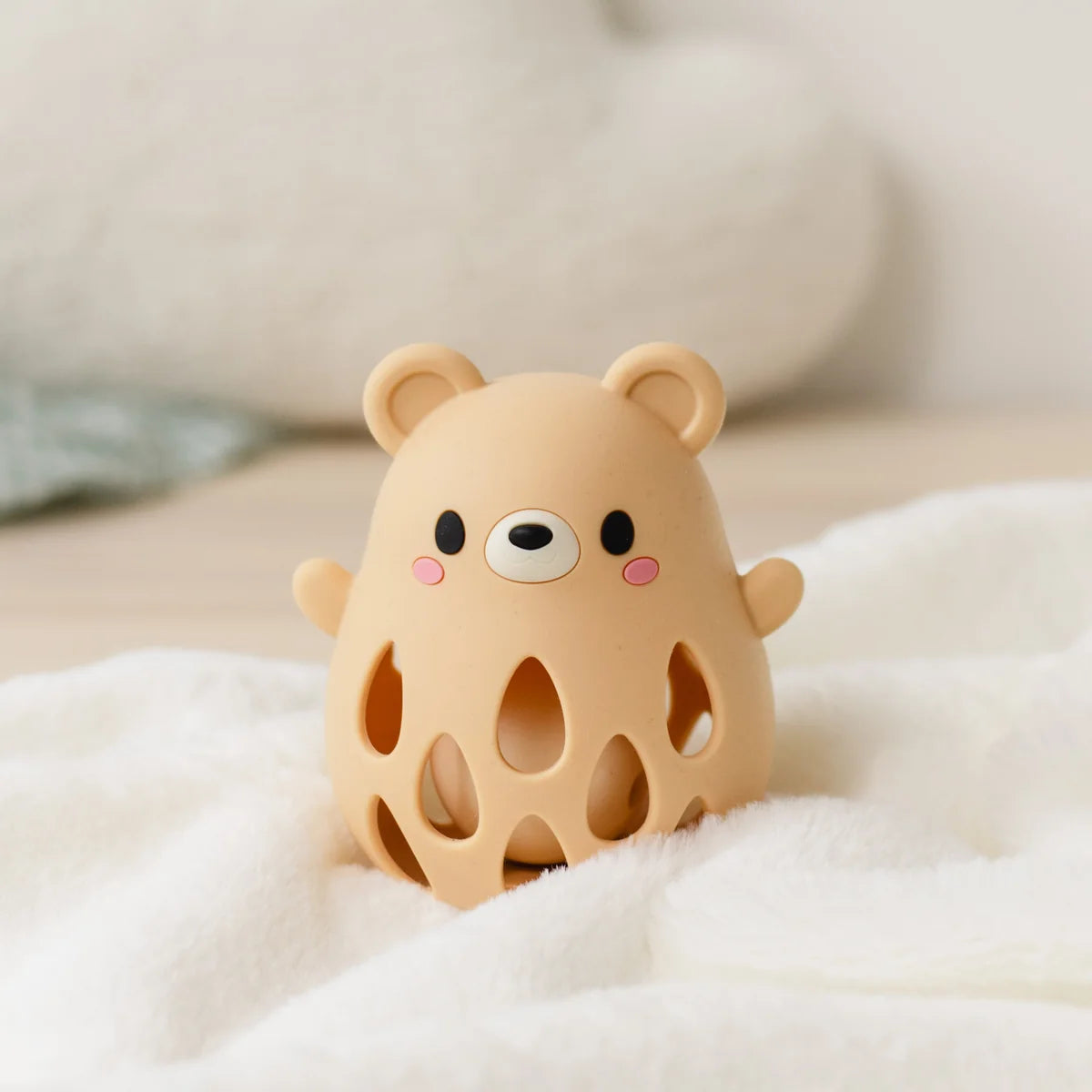 Silicone Rattle - Bear