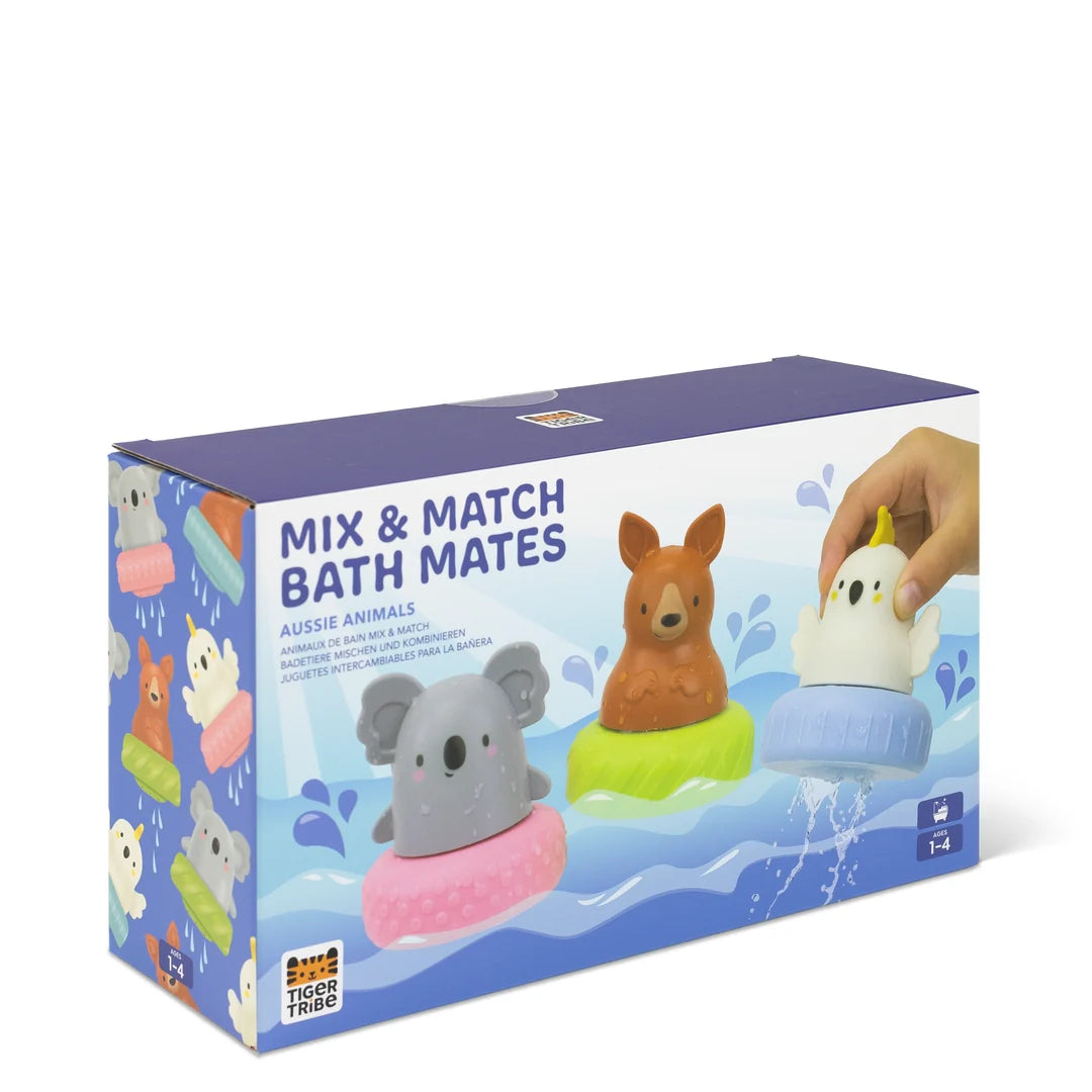 Mix & Match Bath Mates - Aussie Animals - Toot Toot Toys