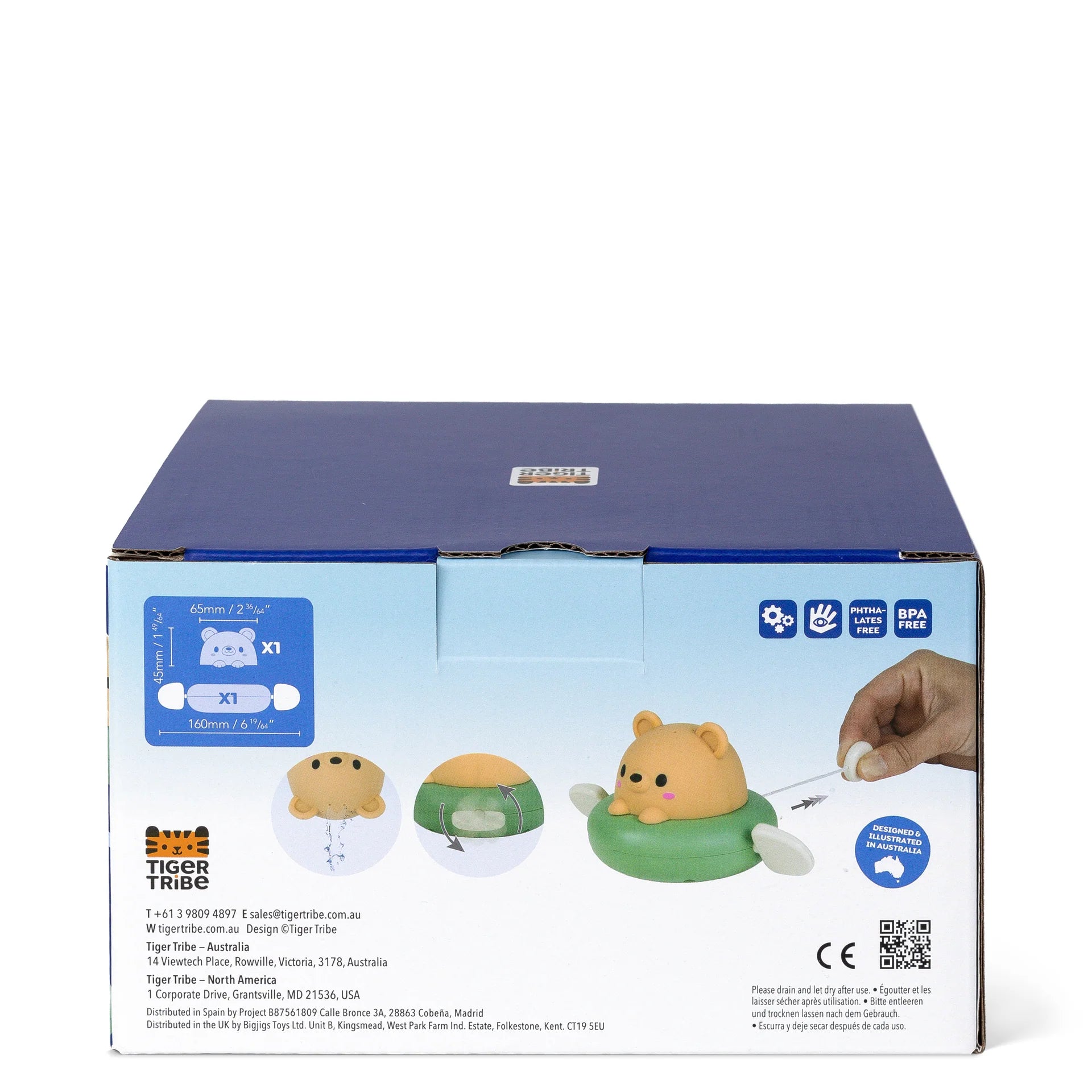 Bath Paddle Boat - Bear