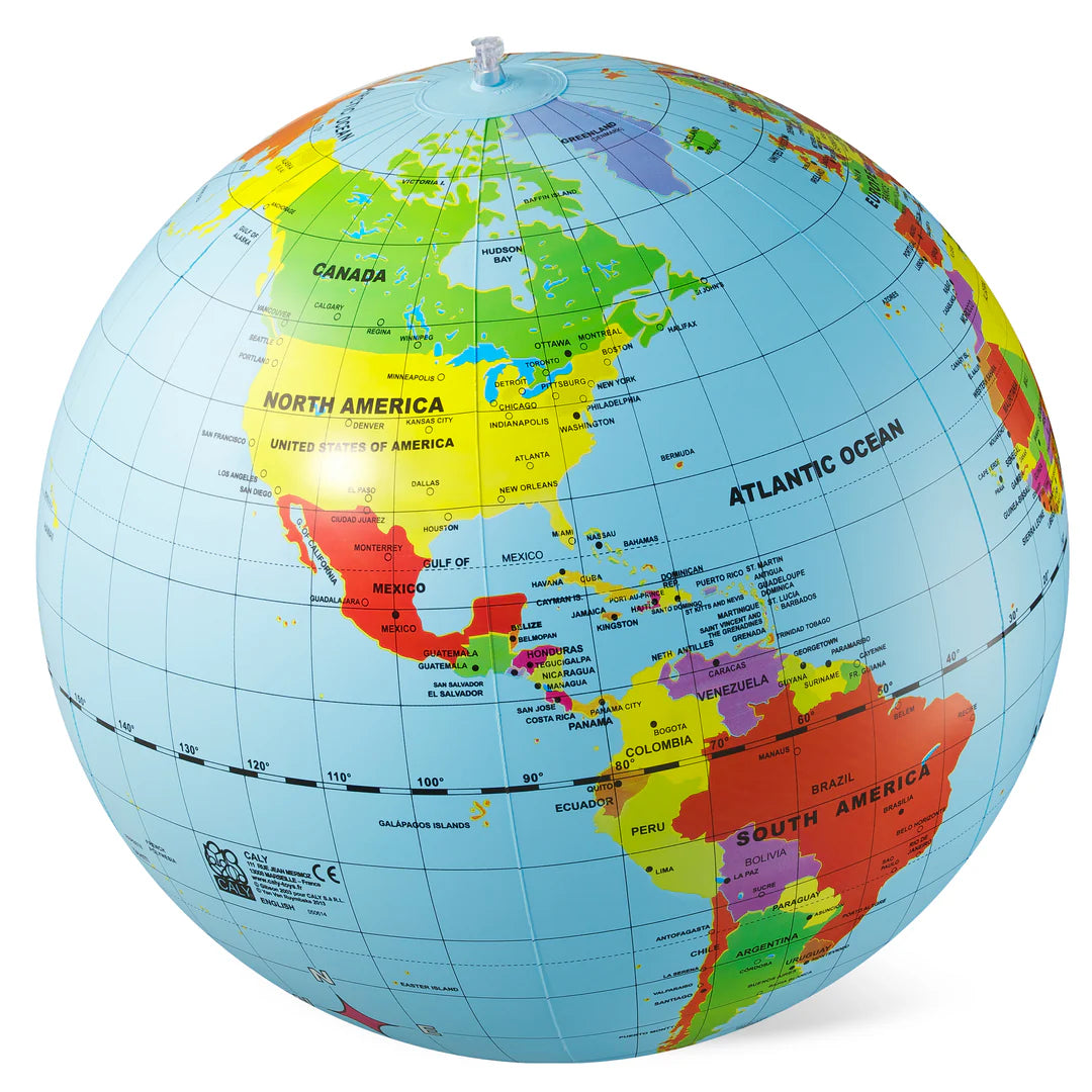 World Globe - Countries & Cities (50cm)