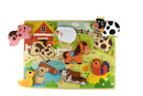 Tooky Toy - Wooden Chunky Puzzle - Farm