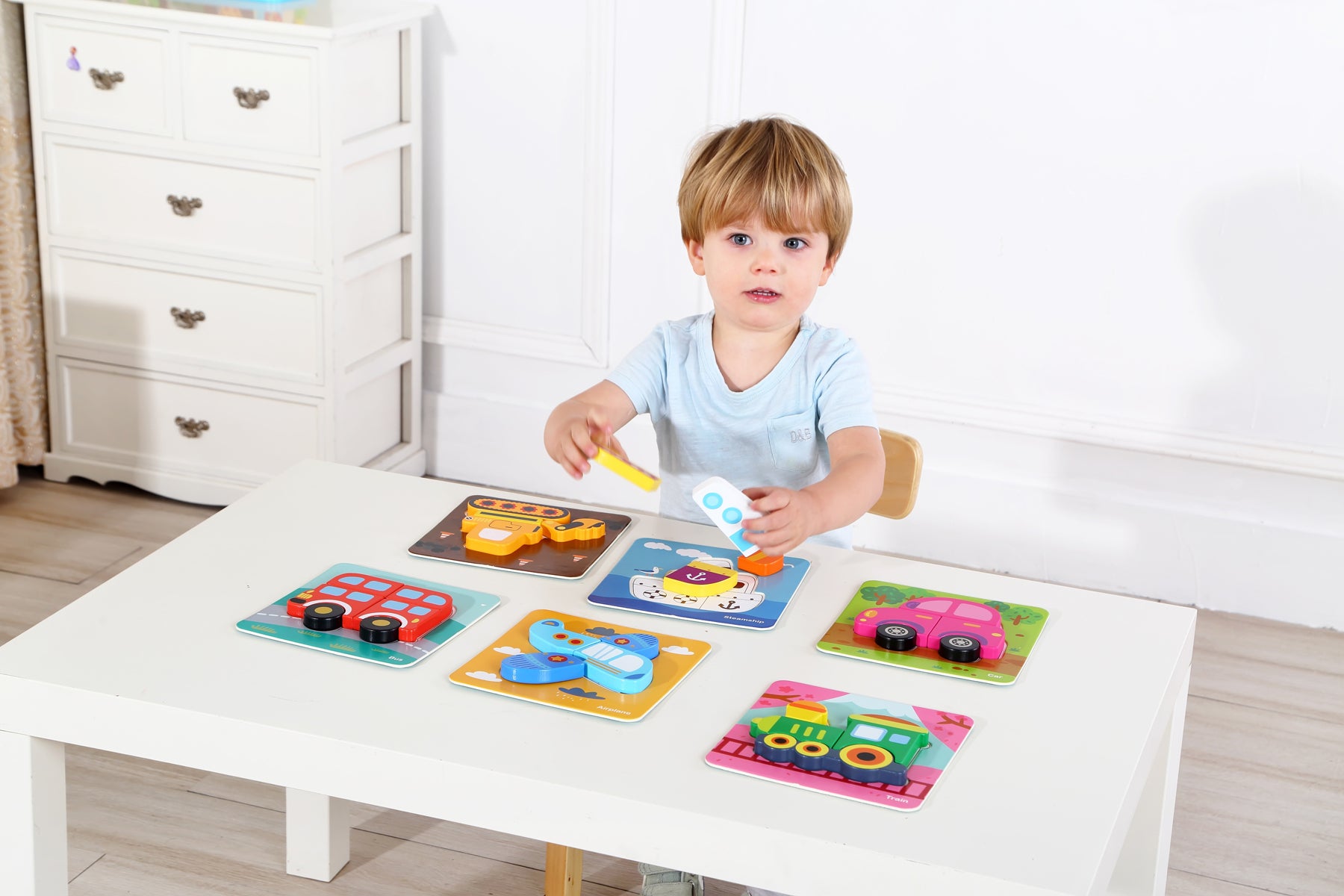 6 in 1 Mini Transportation Puzzle