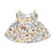 Apple Park - Doll Clothing - Earthtone Floral Muslin Dress