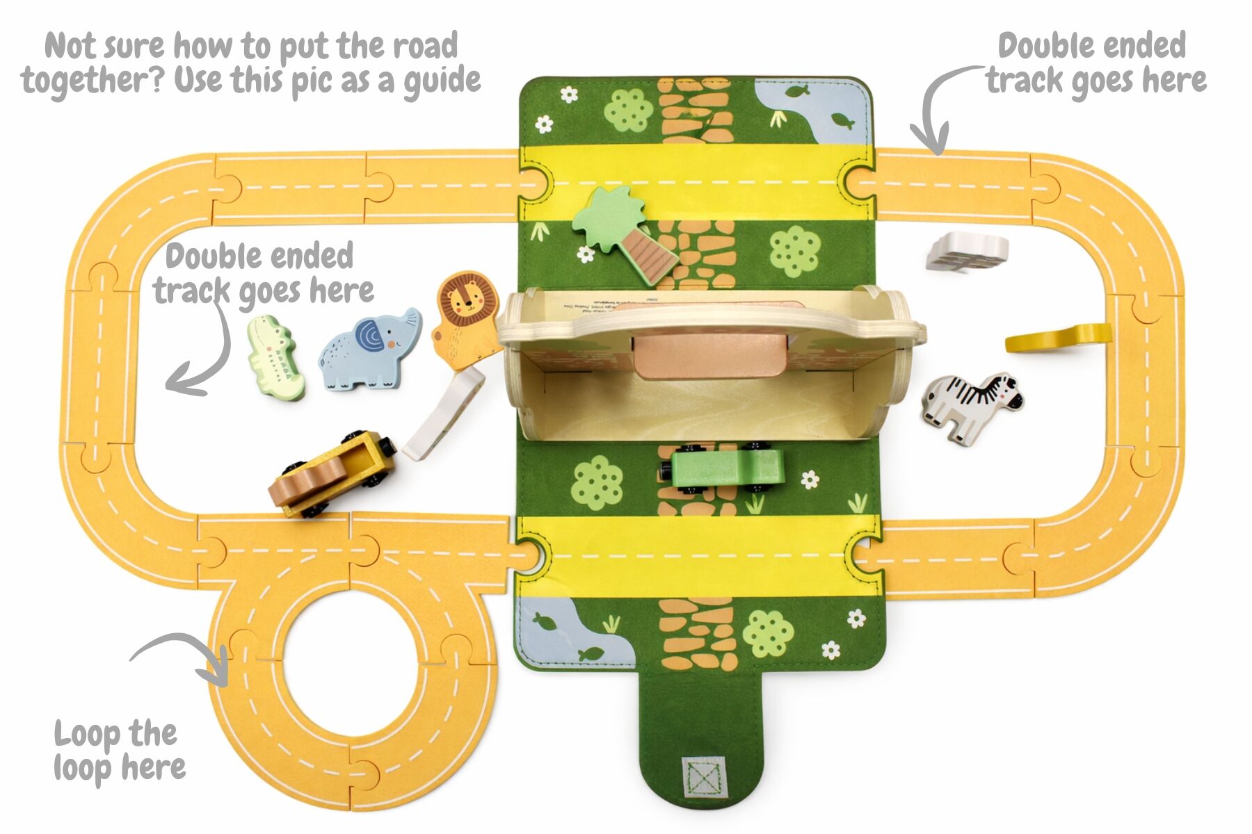 Felt Zoo Play Set