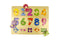Tooky Toy - Wooden Numbers Maths Peg Puzzle