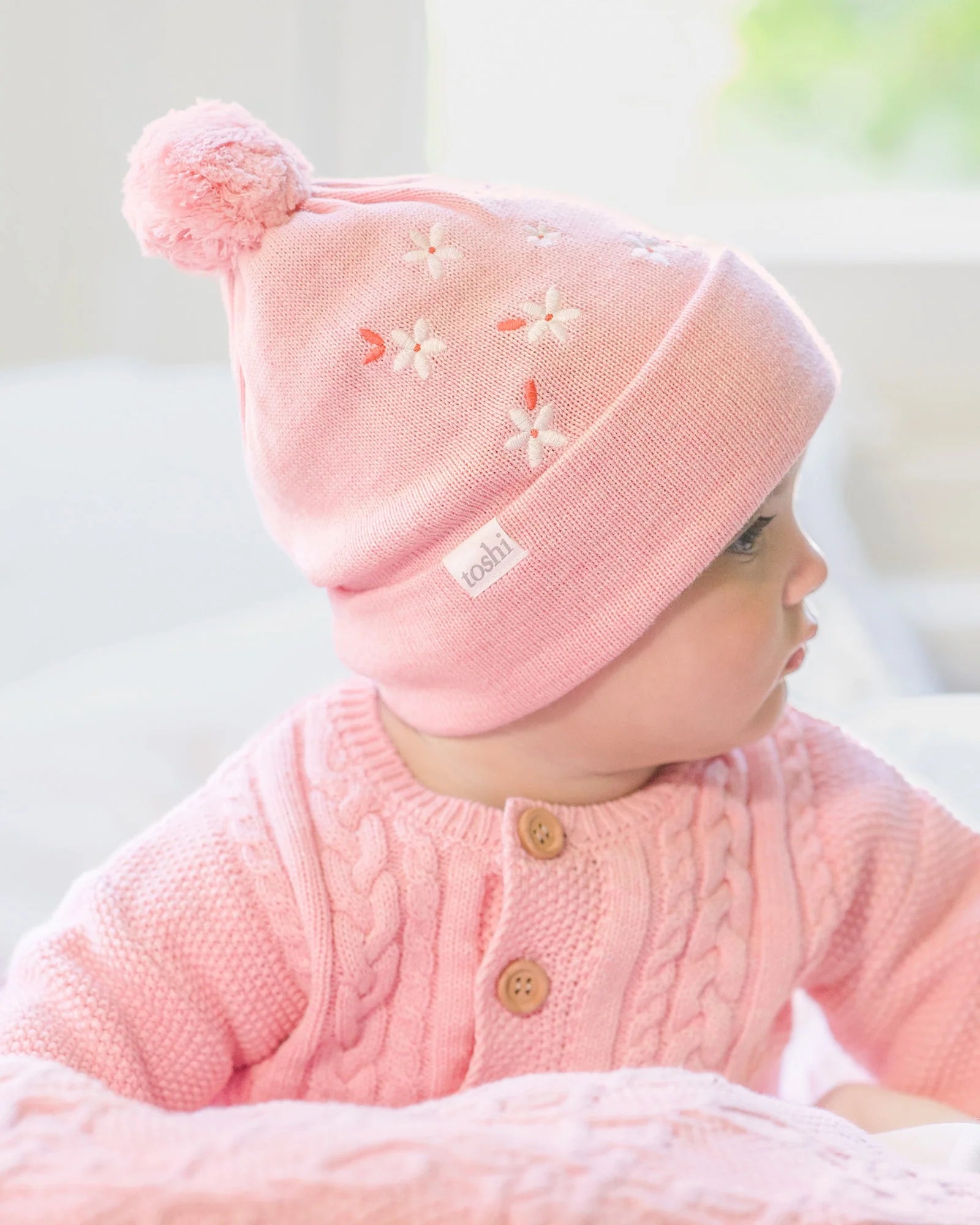 Organic Beanie Mystical - Jasmine Rose - Toot Toot Toys