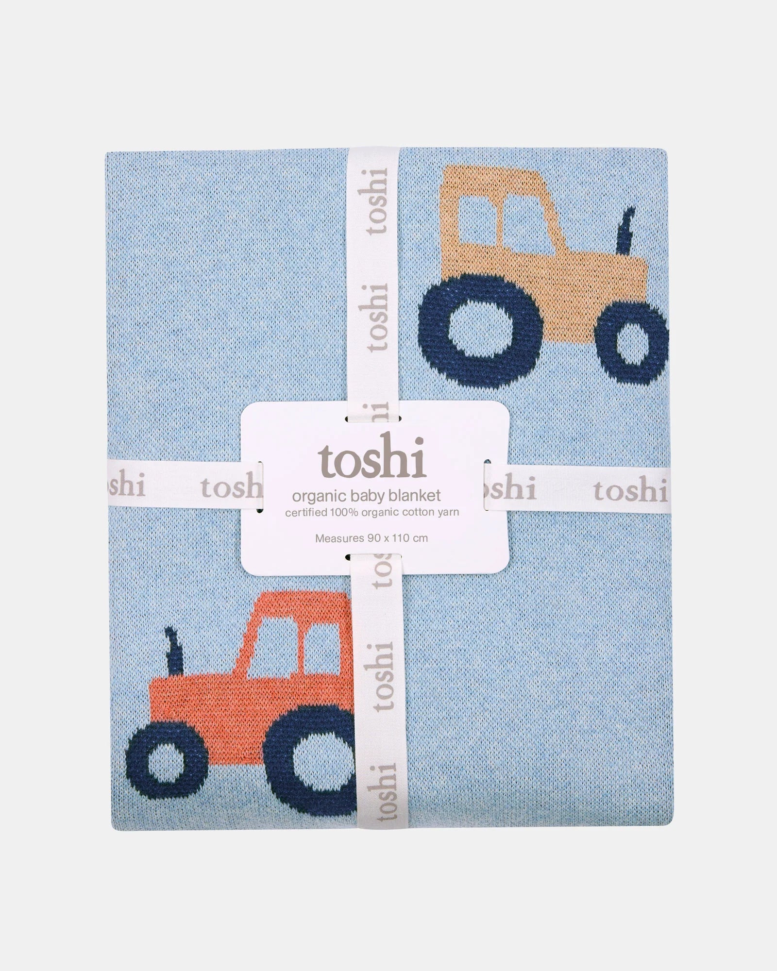Organic Blanket Mystical - Tiny Tractors - Toot Toot Toys