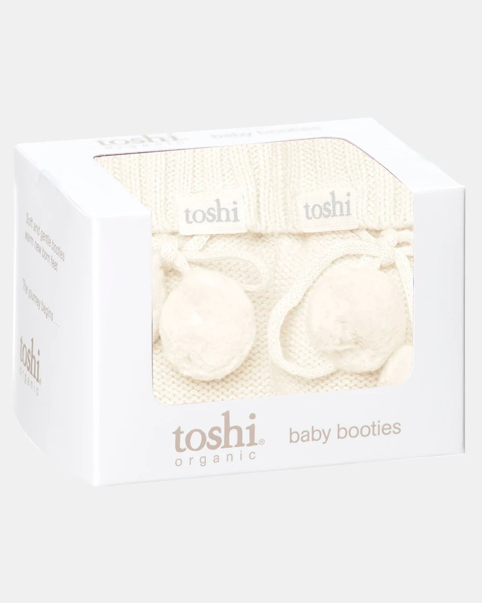 Organic Booties Marley - Cream