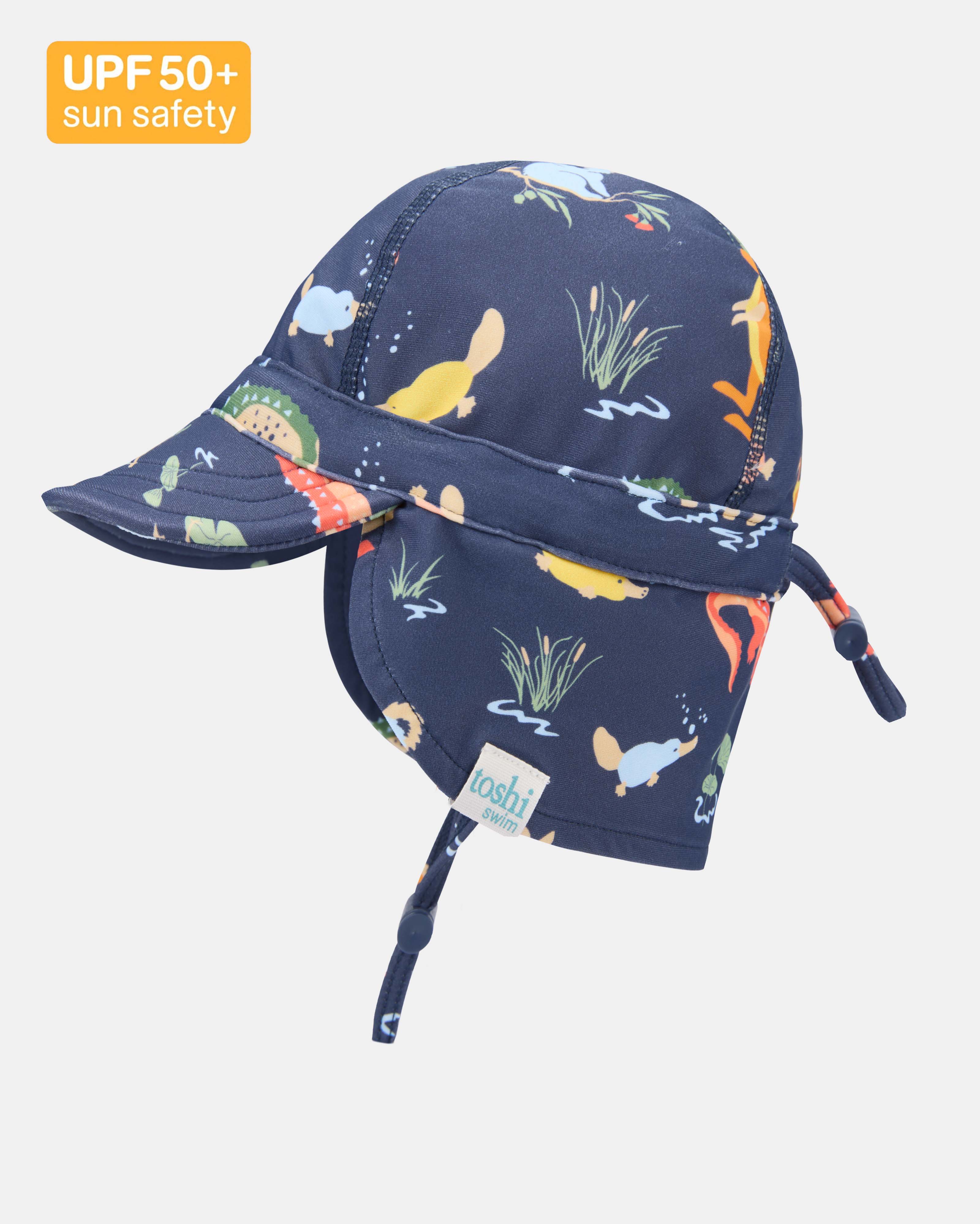 Swim Flap Cap Paradise - Kakadu Moonlight
