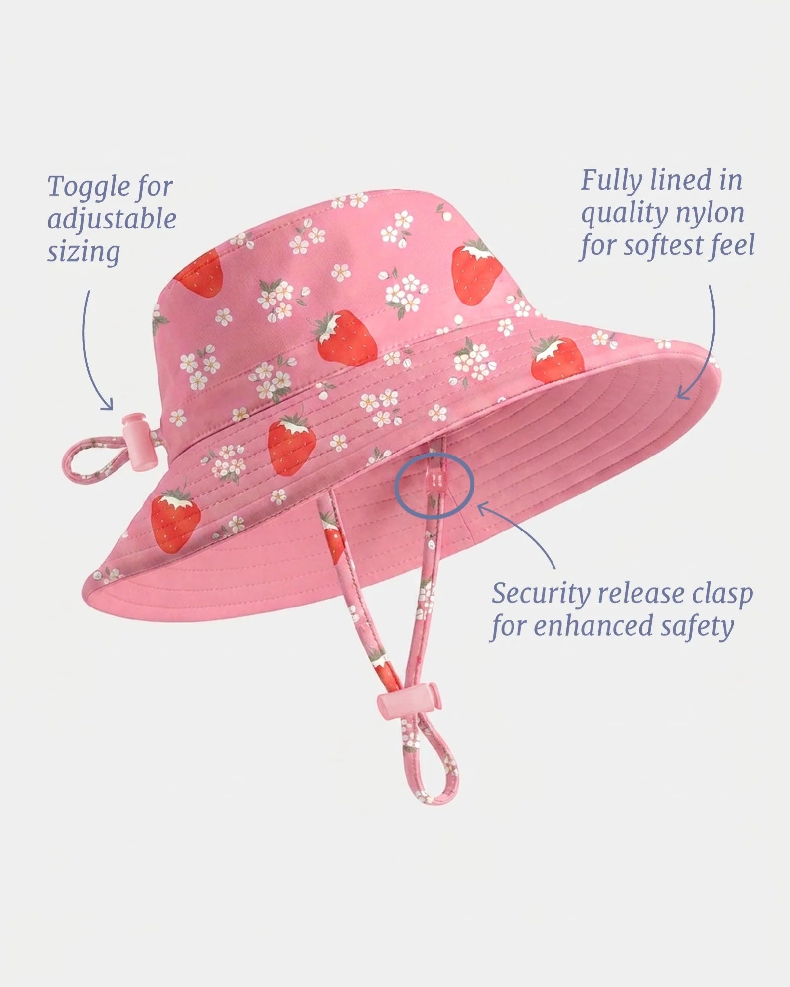 Swim Sunhat Twinkle - Strawberry