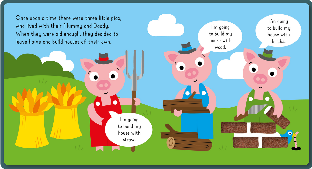 Touchy Feely - Three Little Pigs Touchy Feely - Three Little Pigs