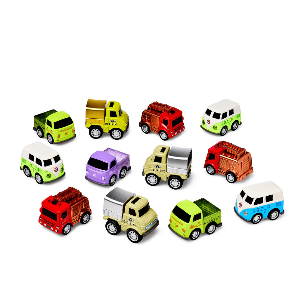 Diecast Pull-Back Vehicles - City Series - Assortment